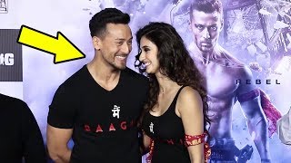 Watch Tiger Shroff FLIRTING With Disha Patani At Baaghi 2 Trailer Launch Video