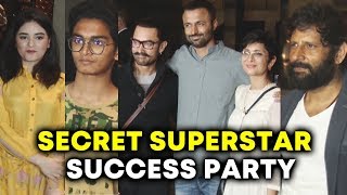 Watch Secret Superstar Success Party | Aamir Khan, Zaira Wasim, Meher Vij, Raj Arjun Video