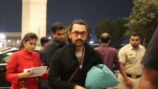 Watch Aamir Khan SPOTTED At Airport, Leaves For Thugs Of Hindostan Shooting Video
