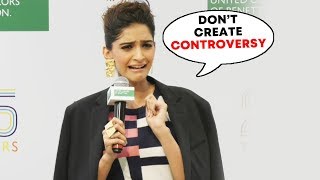 Watch Sonam Kapoor GETS ANGRY On Reporter, I Expect Women To Support Other Women Video