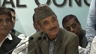 Watch AICC Press Briefing By Ghulam Nabi Azad welcoming Nasimuddin Siddiqui to the congress Party Video