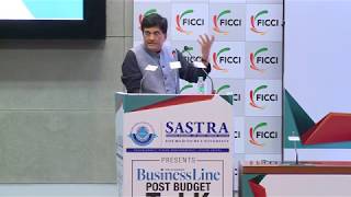 Watch Minister Piyush Goyal at Post #Budget2018 Talk at FICCI Video