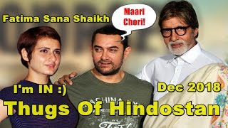 Watch Fatima Sana Shaikh Joined Thugs Of Hindostan Video