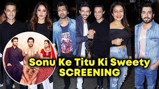 Watch Sonu Ke Titu Ki Sweety Movie SCREENING |  Kartik Aaryan, Nushrat Bharucha, Sunny Singh Nijjar Video