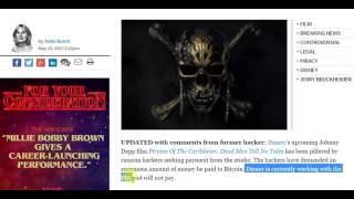 Watch Pirates Of The Caribbean Leaked, Hackers Demand Video