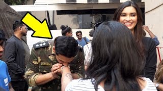 Watch PARMANU - John Abraham KISSES, HUGS Fan On The Set | Diana Penty Video