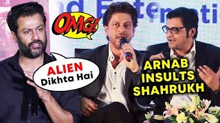 Watch Director Abhishek Kapoor INSULTS Shahrukh Khan, Shahrukh's BEST REPLY To Arnab Goswami Video