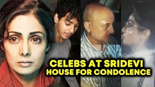 Watch Shilpa Shetty, Ishaan Khattar, Anupam Kher VISITS Sridevi's House For Condolence Video