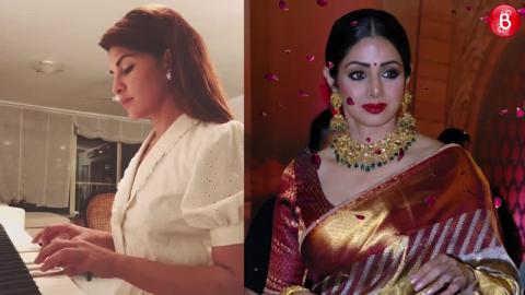 Watch WATCH - Jacqueline Fernandez's Pays A Sad TRIBUTE To Sridevi Video