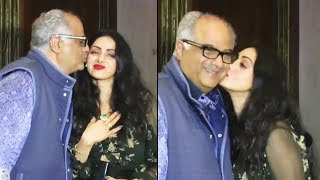 Watch Sridevi KISSING Husband Boney Kapoor For The Last Time In Public Will Melt Your Heart Video