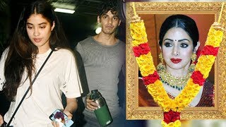 Watch Jhanvi Kapoor Co Star Ishaan Khattar GETS EMOTIONAL Outside Sridevi's House Video