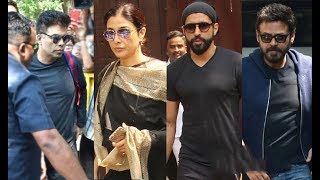 Watch Farah Khan, Farhan Akhtar & Other Celebs Visit At Anil Kapoor House Video