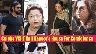 Watch Farhan, Ritesh, Deepti Nawal & Others Visit Anil Kapoor House for Conolance Video