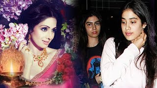 Watch Sridevi's Daughter Jhanvi And Khushi Kapoor ARRIVES At Anil Kapoor's House Video