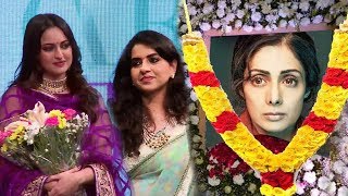 Watch Emotional Sonakshi Sinha PAYS Tribute To SRIDEVI Video