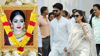 Watch Shahid Kapoor And Mira Rajput Arrives To Pay Last Respect To Sridevi Video