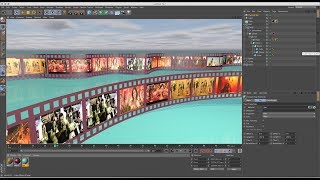 Watch Cinema 4D Film Strips Spline AnimationTutorial Video