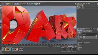 Watch Stylish 3D Text Making using Cinema 4D Video