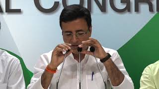 Watch AICC Press Briefing By Randeep Singh Surjewala in Congress HQ on the Banking Scam Video