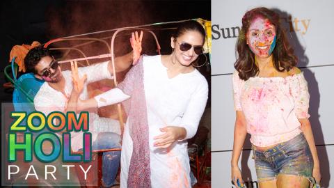 Watch Zoom Holi Party 2018 - Huma Qureshi, Saqib Saleem, Manjari Phadnis, Urvashi Rautela Video