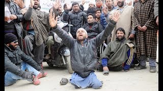 Watch Differently-abled persons hold protest march in Srinagar Video