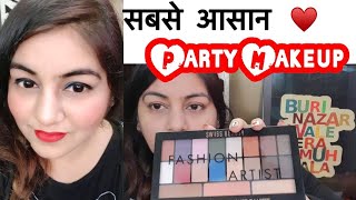 Watch Glam Makeup ft. Swiss Beauty | Wedding Guest Makeup Tutorial- easy GRWM | JSuper Kaur Video