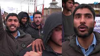 Watch Protest in Downtown Srinagar against Syria children killings Video