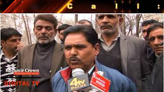 Watch Contractors Held a Protest In Baramulla Demand Release Of Pending Bills Video