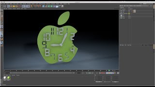 Watch How to make 3D Wall Clock using Cinema 4D Tutorial Video