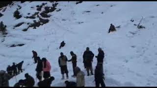 Watch BRO driver killed in snow avalanche in Kupwara Video