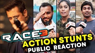 Watch RACE 3 Action Stunts - Public Reaction - FANS Excited For Salman Khan's Race 3 Video
