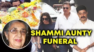 Watch Veteran Actress Shammi Funeral | Last Rites | BomanIrani, Farah Khan Video