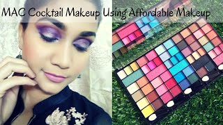 Watch MAC Cocktail Glam Makeup Using Affordable Makeup Under rs. 400 | Epic Disaster | Nidhi Katiyar Video