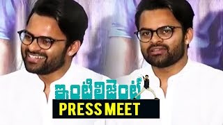 Watch Hero Sai Dharam Tej Press Meet About Inttelligent Movie | Lavanya Tripathi | V V Vinayak Video