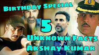 Watch 5 Unknown Facts About Akshay Kumar l Birthday Video