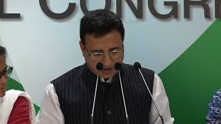 Watch AICC Press Briefing By Randeep Singh Surjewala in Congress HQ on the Biggest Banking Scam. Video