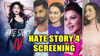 Watch HATE STORY 4 Screening | Urvashi Rautela, Sana Khan, Vivan Bhatena, Ihana Dhillon Video