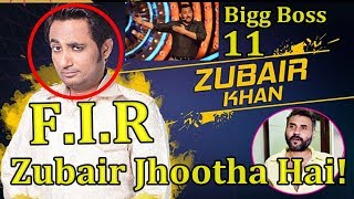 Watch FIR Filed Against Bigg Boss 11 Contestant Zubair Khan? Video