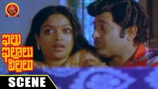 Watch Chandramohan Romance With Anusha - Comedy Love Scene - Illu Illalu Pillalu Movie Scenes Video