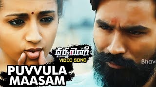 Watch Dharma Yogi Full Video Songs - Puvvula maasam Video Song || Dhanush, Trisha, Anupama Parameswaran Video