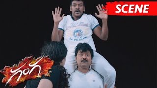 Watch Lawrence And Sriman Hilarious Comedy With Taapsee - Ganga Movie Scenes Video