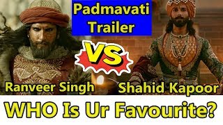 Watch Ranveer Singh VS Shahid Kapoor l Who Is Your Video