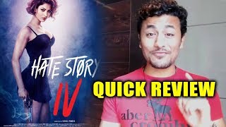 Watch HATE STORY 4 Quick Review | Urvashi Rautela, Karan Wahi, Vivian Bhatena Video