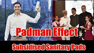 Watch Padman Movie Effect I Subsidised Saniatary Pads For Video