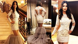 Watch Hina Khan Looks Stunning In Transparent Dress In DUBAI Video