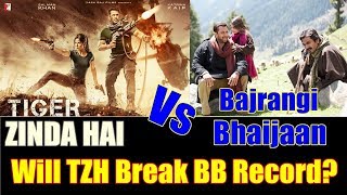 Watch Will TIGER ZINDA HAI beat Bajrangi Bhaijaan Record? Video