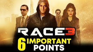 Watch RACE 3 | 6 Important Things | Salman Khan, Jacqueline, Anil Kapoor, Bobby Deol Video