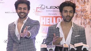 Watch Kartik Aryan At HELLO Hall Of Fame Awards 2018 | Sonu Ke Titu Ki Sweety Video