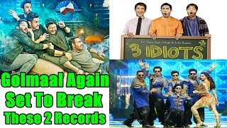 Watch Golmaal Again Will Break 3 Idiots And Happy New Year Video