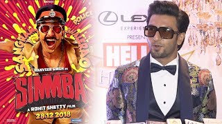 Watch Ranveer Singh Talks On His Upcoming Movie SIMMBA And GULLY BOYS Video